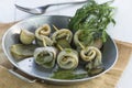 Rollmop herrings Royalty Free Stock Photo
