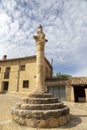 Rollo, justice pillar in Caracena, Soria, Castile and Leon community, Spain