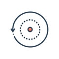 Color illustration icon for Rollover, reload and repetitive