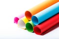 Rolls of color paper-4 Royalty Free Stock Photo