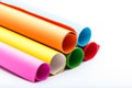 Rolls of color paper-4 Royalty Free Stock Photo