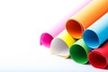 Rolls of color paper-4 Royalty Free Stock Photo