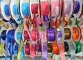 Rolls of colored tape
