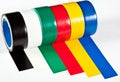 Rolls of insulation adhesive tape Royalty Free Stock Photo