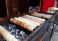 Street Food Pastries in Prague Town Square