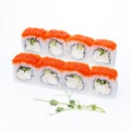 Rolls for a restaurant menu on a white background6