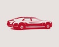 Rolls-Royce Ghost. premium vector design. isolated logo, Royalty Free Stock Photo