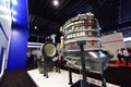 Rolls Royce LiftSystem and F-135 engine model on display at Singapore Airshow