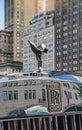 Rolls Royce parked in Manhattan, close up front grill Royalty Free Stock Photo