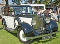 Rolls Royce on show at Forres. Royalty Free Stock Photo