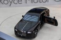 Rolls Royce Wraith. Aerial view on display in Welt Royalty Free Stock Photo