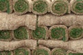 Rolls of sod Royalty Free Stock Photo