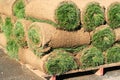 Rolls Of Sod Royalty Free Stock Photo