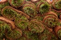 Rolls of Sod ready for installing Royalty Free Stock Photo