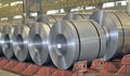 Rolls of steel sheet Royalty Free Stock Photo