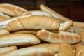 Rolls, white bread, Breads Royalty Free Stock Photo
