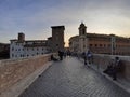 Roma - Artisti di strada a Ponte Fabricio