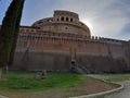 Roma - Facciata posteriore della Mole Adriana