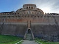 Roma - Facciata posteriore di Castel Sant`Angelo