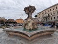 Roma - Fontana dei Tritoni in Piazza della Bocca della Verit Royalty Free Stock Photo