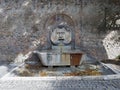 Roma - Fontana del Mascherone in Piazza Pietro d`Illiria
