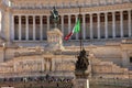 ROMA, ITALY, APRIL 11, 2016 : Piazza Venezia and Monumento Nazionale a Vittorio Emanuele II or 
