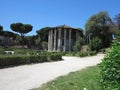 19.06.2017, Roma, Italy: Circular temple of Hercules Victor form Royalty Free Stock Photo