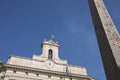 View of the Montecitorio obelisk and Palazzo Montecitorio