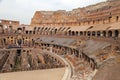 Colosseum, Coliseum or Coloseo, Flavian Amphitheatre largest ever built symbol of ancient Roma city in Roman Empire. Royalty Free Stock Photo