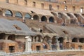 Colosseum, Coliseum or Coloseo, Flavian Amphitheatre largest ever built symbol of ancient Roma city in Roman Empire. Royalty Free Stock Photo