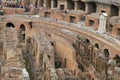 Colosseum, Coliseum or Coloseo, Flavian Amphitheatre largest ever built symbol of ancient Roma city in Roman Empire. Royalty Free Stock Photo