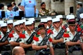 Roma Military participants at the parade.