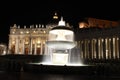 Roma in the night, Piazza san Pietro