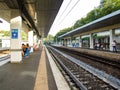 Roma San Pietro train station in Italy Royalty Free Stock Photo