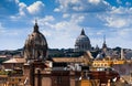 Roma skyline Royalty Free Stock Photo