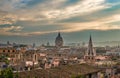 The Roma skyline. Royalty Free Stock Photo