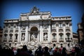 Roma-Trevi fountain by day.