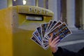 Roma vatikan post box  of san pietro italy Royalty Free Stock Photo