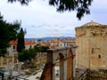 Roman Agora and Tower of Winds in Plaka district, Athens Greece Royalty Free Stock Photo