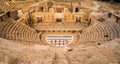 Roman amphitheater in Jerash Royalty Free Stock Photo