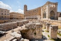 Roman amphitheater of Lecce, Italy Royalty Free Stock Photo