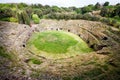 Roman amphitheater. Sutri, Italy Royalty Free Stock Photo