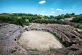 Roman amphitheater. Sutri, Italy Royalty Free Stock Photo