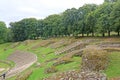 Roman amphitheatre in Autun, France Royalty Free Stock Photo