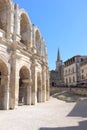 Roman amphitheatre and CollÃÂ¨ge St Charles, Arles