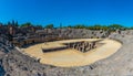 The Roman amphitheatre at Italica, Spain