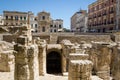Roman Amphitheatre in Lecce, Puglia & x28;Apulia& x29;, southern Italy Royalty Free Stock Photo