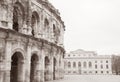 Roman Amphitheatre, Nimes, France Royalty Free Stock Photo