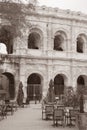 Roman Amphitheatre, Nimes, France Royalty Free Stock Photo