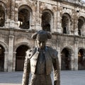 Roman amphitheatre, Nimes, France Royalty Free Stock Photo